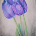Purple tulips