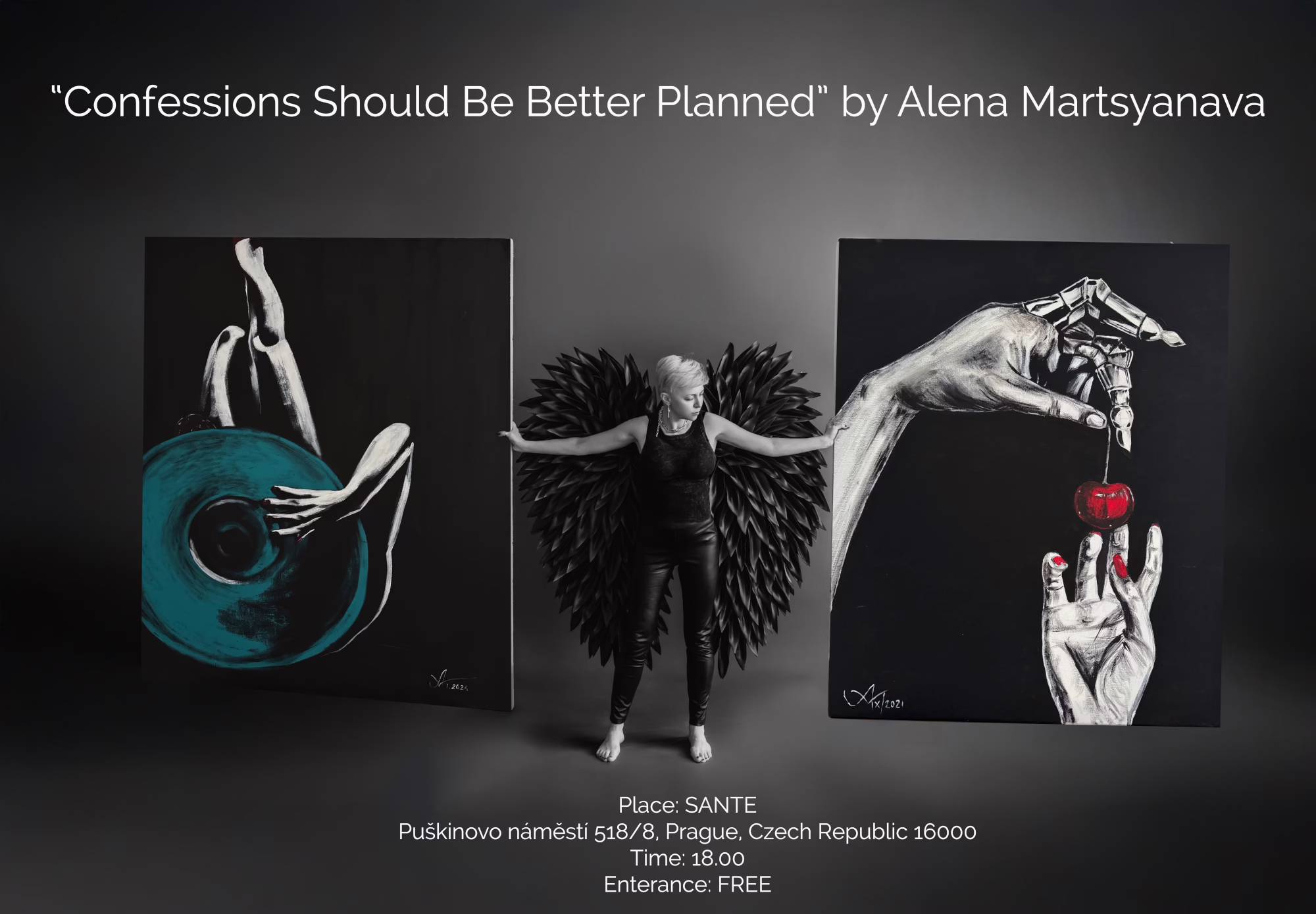 A presentation of the art collection “Confessions Should Be Better Planned” by Alena Martsyanava.